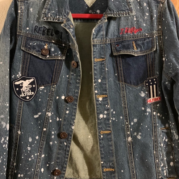 Boys Denim Tommy Hilfiger Jacket - Picture 2 of 6